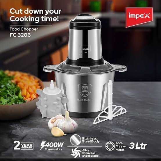 3 Litres Food Chopper