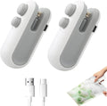 Mini Rechargeable Sealer Food Heat Bag Sealing Machine Package Sealing Bags Heat Plastic Food Bag Closing Portable Sealer