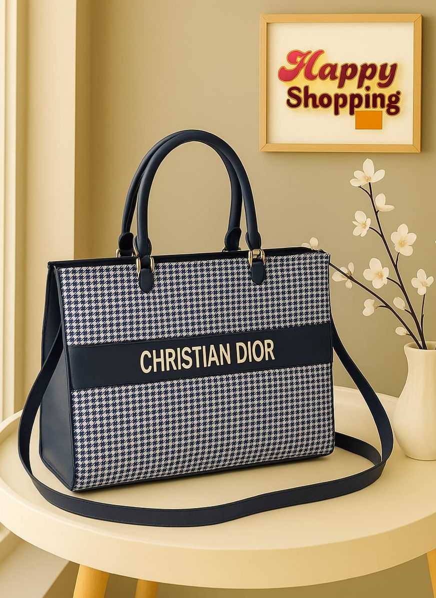 Dior Printed Shoulder Ladies Handbag For Girls