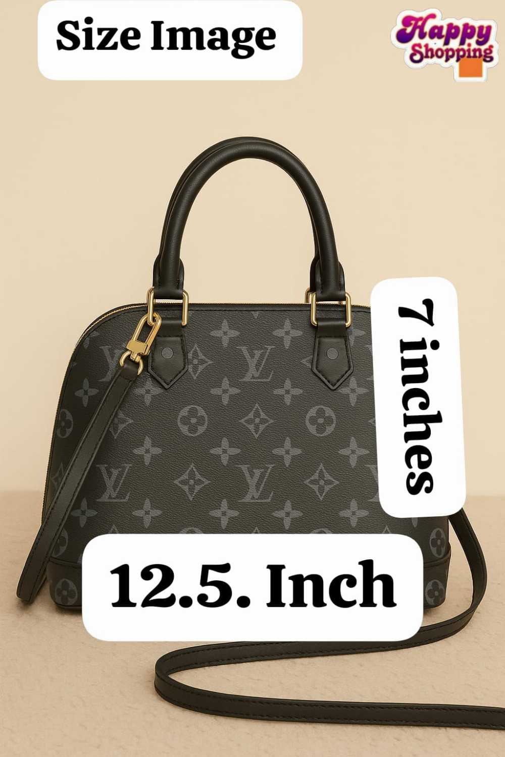 Louis Vuitton Diamond Shape Medium Size Tote Ladies Handbag