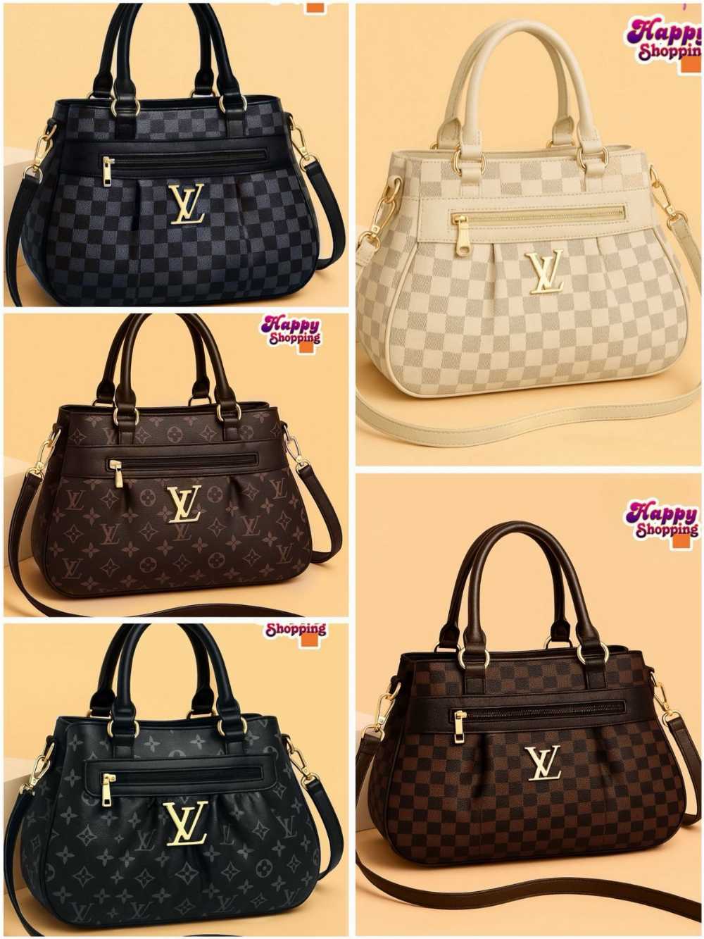 Louis Vuitton High Quality 5 Pocket Ladies handbag With Unique Handle For Girls