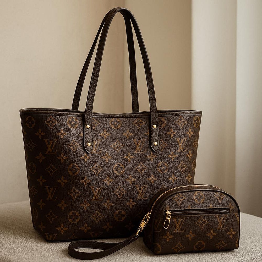 Louis Vuitton 2pc Tote Ladies handbag For Girls